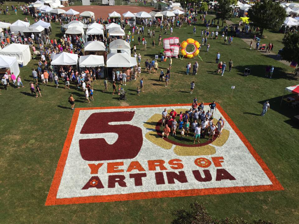 ldaf grass mural