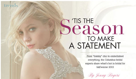 Bridal magazine design